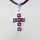 Small Cross - Anahita-Purple Suedine - 2